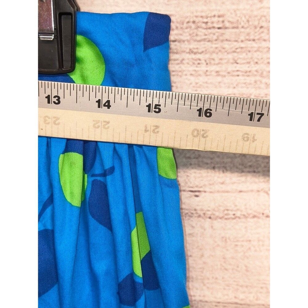 Kate Spade Boho Pleated Colorblock Apple Tiered Maxi Lined Multicolor Skirt 10 - Picture 3 of 7